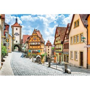 エポック社 カラフルな街並み 中世の宝石箱ローテンブルク 1053スーパースモールピースジグソーパズル 返品種別B