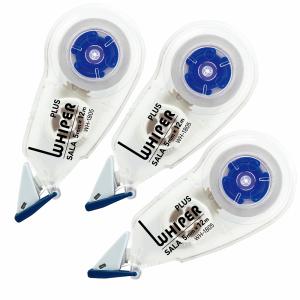 プラス 修正テープ ホワイパー サーラ 5mm幅  3個パック WH-1805-3P