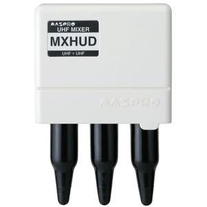 マスプロ 混合器(UHF・FM)+(UHF・FM) (屋外用・全端子電流通過型) MXHUD-P 返...