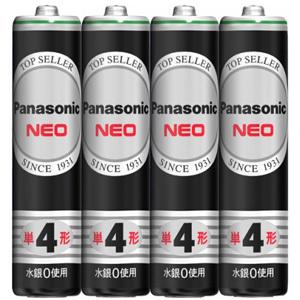 パナソニック マンガン乾電池単4形 4本パック Panasonic R03NB/ 4S 返品種別A