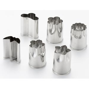 ステンレス製抜型　有次製 抜き型 小 6個入り料理のいろは 野菜抜き型小 6P ステンレス 燕三条製