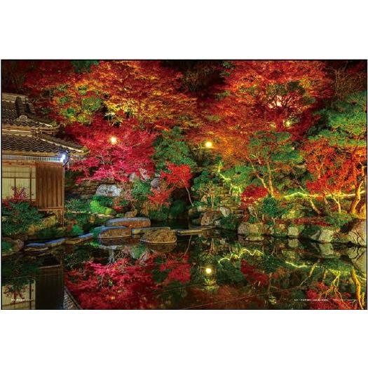 やのまん 日本の風景 秋夜の百済寺庭園(滋賀) 108ラージピースジグソーパズル 返品種別B
