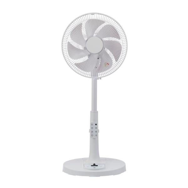 ユアサ (扇風機)DCモーター搭載 リビング扇(ホワイト) YUASA YGT-DH3455GFR-...