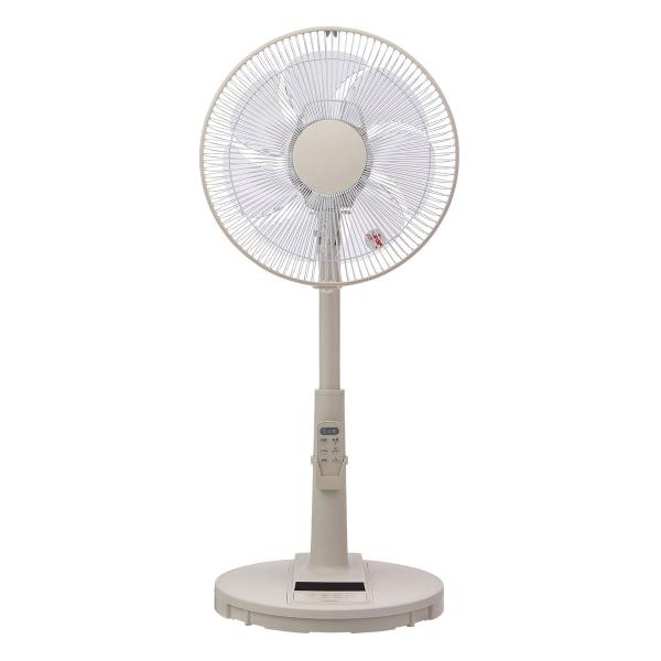 ユアサ (扇風機)DCモーター搭載 リビング扇(ベージュ) YUASA YT-D3457GFR-C ...