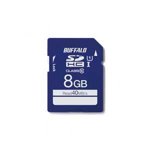 BUFFALO (バッファロー) SDHCメモリーカード 8GB Class10 RSDC-008GU1S 返品種別A｜joshin