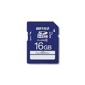 BUFFALO (バッファロー) SDHCメモリーカード 16GB Class10 RSDC-016...