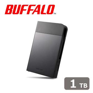 BUFFALO (バッファロー) USB3.0対応 ポータブルハードディスク 1TB(ブラック)(耐衝撃モデル) HD-PZN1.0U3-B 返品種別A｜joshin