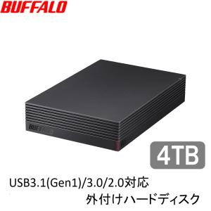 バッファロー USB3.1(Gen1)/ 3.0対応 外付けHDD 4TB(ブラック) HD-LDU3-Aシリーズ HD-LD4.0U3-BKA 返品種別A