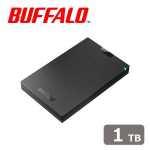 BUFFALO (バッファロー) USB3.1(Gen.1)/ 3.0対応 ポータブルハードディスク 1.0TB ブラック テレビ/ レコーダー/ PS4動作確認済み HD-PCG1.0U3-BBA 返品種別A｜joshin