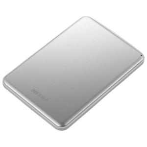 BUFFALO (バッファロー) USB3.1(Gen1)/ 3.0対応 ポータブルハードディスク 2TB(シルバー) HD-PUSU3-Dシリーズ HD-PUS2.0U3-SVD 返品種別A｜joshin