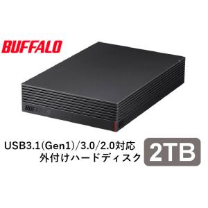 バッファロー パソコン＆テレビ録画用外付けハードディスク 2.0TB USB3.1/ USB3.0用 外付けHDD BUFFALO HD-EDS-Aシリーズ HD-EDS2.0U3-BA