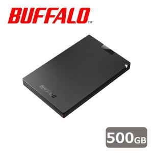 BUFFALO (バッファロー) USB 3.2(Gen 1)対応 外付けポータブルSSD 500G...