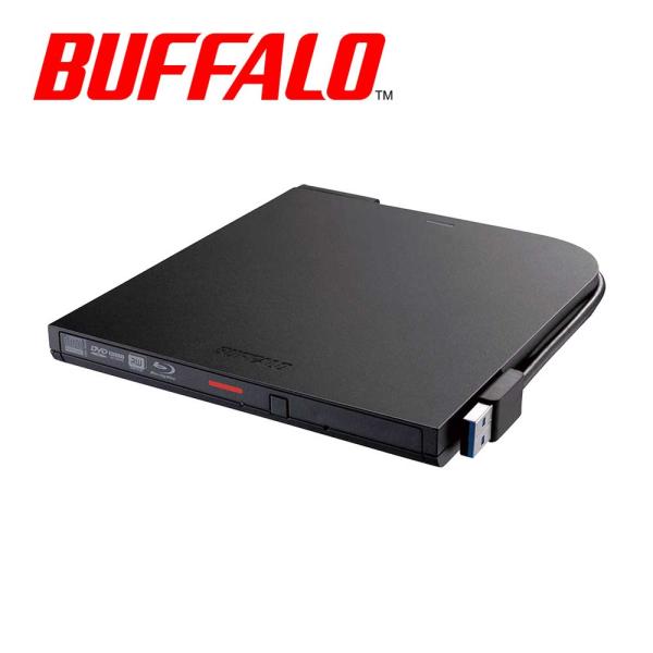 バッファロー｜BUFFALO USB 3.2(Gen 1)対応 ポータブルブルーレイドライブ(ブラッ...