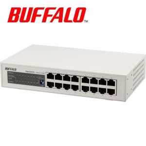 BUFFALO (バッファロー) スイッチングハブ 16ポート(全ポートAuto-MDI/ MDIX機能搭載) LSW5-GT-16NSR 返品種別A｜joshin