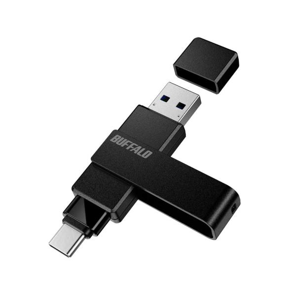 バッファロー｜BUFFALO USB 3.2(Gen1) Type-C/ Type-A両対応 回転式...