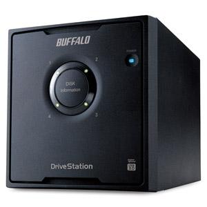 BUFFALO (バッファロー) RAID5対応 USB3.0接続 外付けハードディスク 4.0TB(1.0TB×4) Drive Station HD-QL4TU3/ R5J 返品種別A｜joshin