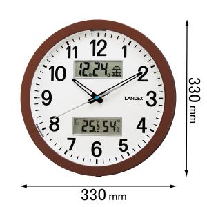 SEIKO（セイコー） 夜でも見える 電波掛け時計 緑に光る針 ファイン