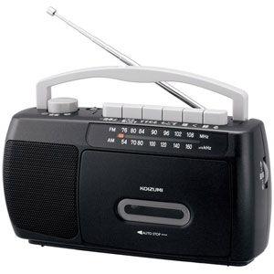 コイズミ モノラルラジカセ KOIZUMI SAD-1717-K 返品種別A