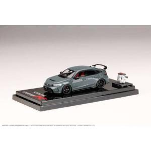 ホビージャパン 1/ 64 ホンダ シビック TYPE R (FL5) エンジンディスプレイモデル付(ソニックグレーパール)(HJ641063GM)ミニカー