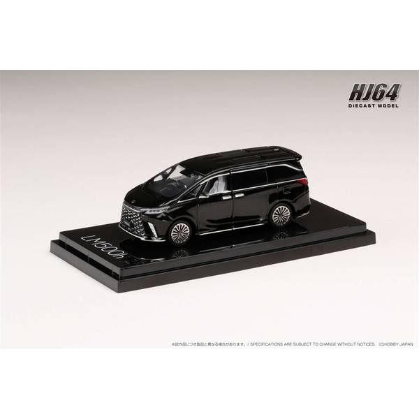 ホビージャパン 1/ 64 LEXUS LM500h (RHD) /  4座 グラファイトブラックガ...