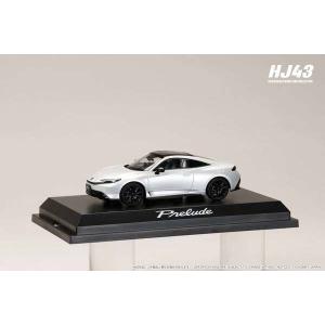 ホビージャパン 1/ 43 ホンダ プレリュード 2025 ホワイト/ ブラックルーフ(HJ432010WB)ミニカー 返品種別B
