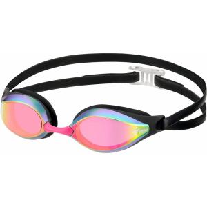 VIEW(ビュー) クッション付き レーシングゴーグル AILE ミラータイプ(スモーク×ピンク) ...