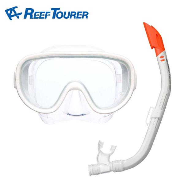 Reef Tourer(リーフツアラー) シュノーケリング 2点セット(ホワイト) 返品種別A