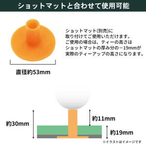 タバタゴルフ パーマネントティーS 返品種別Aの詳細画像4
