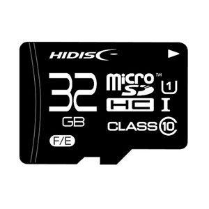 HIDISC microSDHCメモリカード 32GB CLASS10 UHS-I HDMCSDH32GCL10UIJPWO 返品種別A｜joshin