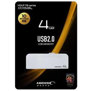 HIDISC USB2.0対応 フラッシュメモリ 4GB HDUF116S4G2 返品種別A｜Joshin web