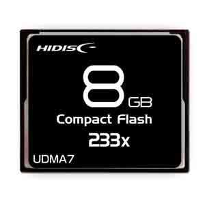 HIDISC コンパクトフラッシュ 8GB HDCF8G233XJP3 返品種別A