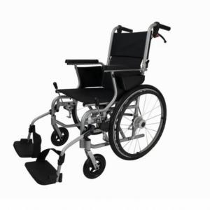 スワニー (非課税)世界最小クラスの車いす スワニー・ミニ (シルバー) 自走式 車椅子 非課税 5300055 返品種別A