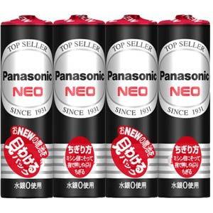 パナソニック マンガン乾電池単3形 4本パック Panasonic ネオ黒 R6PNB/ 4VSE ...