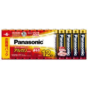 パナソニック アルカリ乾電池単4形 12本パック Panasonic LR03XJ/ 12SW 返品種別A