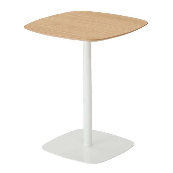 東谷 カフェテーブル(ホワイト・幅60×奥行60×高さ73.5cm) PT-993WH 返品種別A