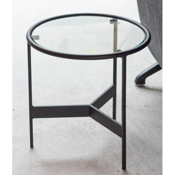 東谷 ラウンドガラステーブルS HIT-240 返品種別A