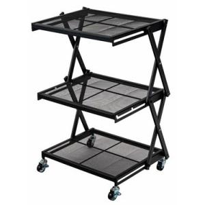 東谷 フォールディングラック(ブラック) LFS-56BK 返品種別A