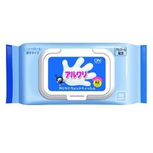 オン・ザ・ボディ アルクリ 除菌ウェットティッシュ 50枚入 トイレタリージャパンインク 返品種別A