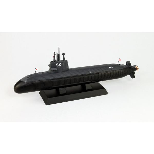 ピットロード (再生産)1/ 350 海上自衛隊 潜水艦 SS-501 そうりゅう 塗装済み半完成品...