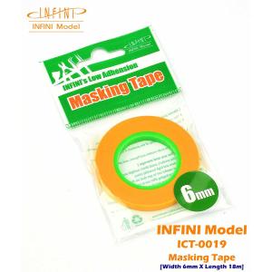 インフィニモデル マスキングテープ 6mm (18m)(ICT0019)塗装用品 返品種別B