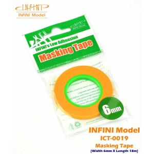 インフィニモデル マスキングテープ 6mm (18m)(ICT0019)塗装用品 返品種別B｜joshin