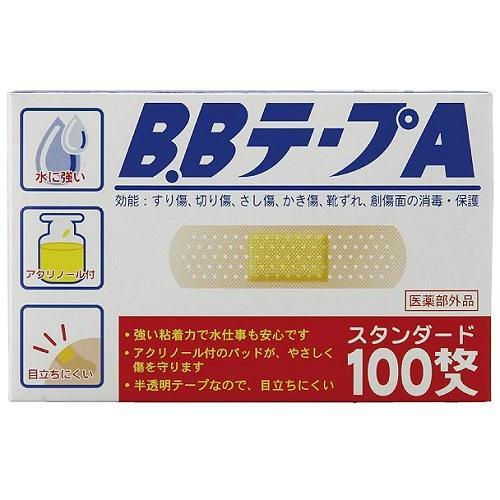 B・BテープA スタンダード 100枚入 共立薬品工業 返品種別A