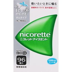(第(2)類医薬品) アリナミン製薬 ニコレットアイスミント 96個 ◆セルフメディケーション税制対象商品 返品種別B｜Joshin web