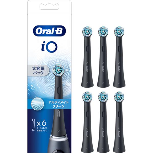 ブラウン アルティメイトクリーンブラシ(ブラック)(6本入) BRAUN Oral-B(オーラルB)...