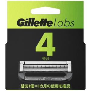 ジレットラボ　4個入り　20箱セット ジレットラボ Gillette Labs 替刃4個入 20箱セット 【公式通販】