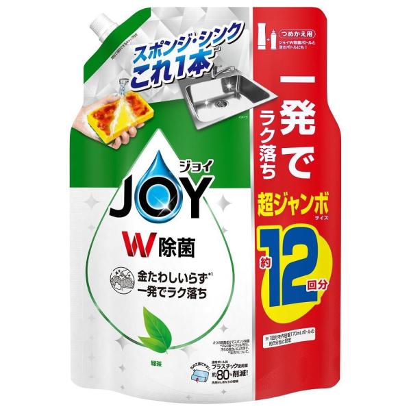 除菌ジョイコンパクト 緑茶の香り 詰替超ジャンボサイズ 1550ml P＆GJapan 返品種別A