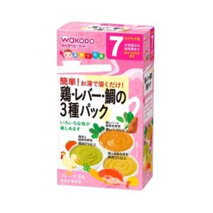 手作り応援 鶏・レバー・鯛の3種パック8包 アサヒグループ食品 (7か月頃から幼児期まで) 返品種別...