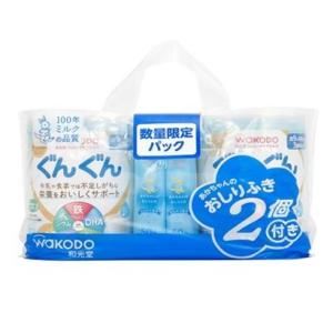 フォローアップミルク ぐんぐん 830g×2缶パック(おしりふき2個付き) (満9か月頃から3歳頃ま...