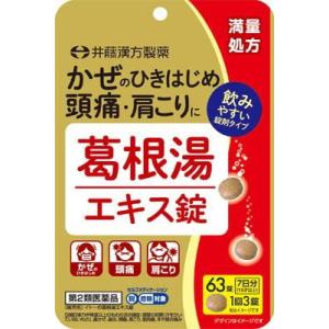 (第2類医薬品) 井藤漢方製薬 葛根湯エキス錠 63錠 ◆セルフメディケーション税制対象商品 返品種...