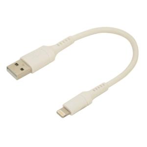 ラスタバナナ USB A to Lightningケーブル 2.4A 10cm(ホワイト) R01CAAL2A02WH 返品種別A｜joshin